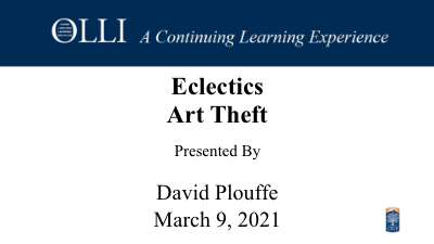 Click here to view Eclectics - Art Theft 3-9-21