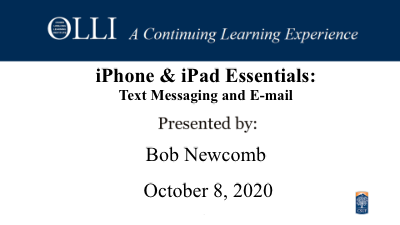 Click here to view the iPad iPhone Essentials 10-08-20