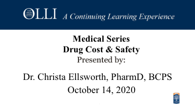 Click here to view Drug Cost & Safety 10-14-20 video