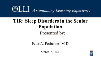 Click here to view Sleep Disorder video