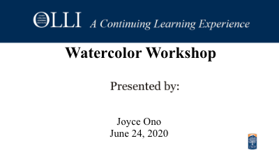Click here to view Watercolor Workshop.