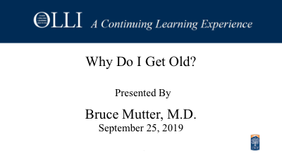 Added Why Do I Get Old? 9/25/19