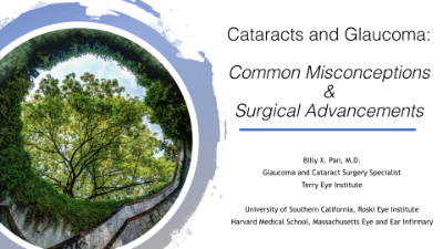 Click to view Cataracts and Glaucoma Video