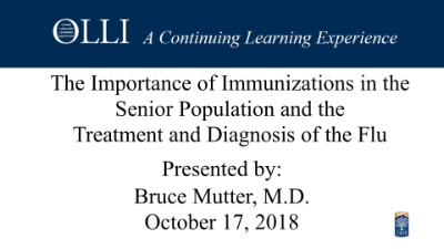Senior Immunizations and the Flu