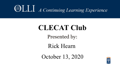 Click here to view CLECAT 10-13-20 video