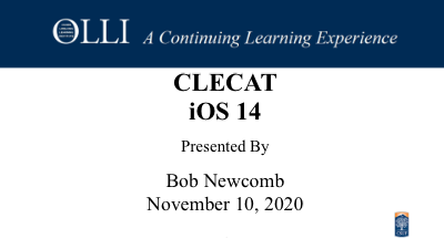 Click here to view CLECAT 11-10-2020 video