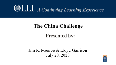 Click here to view China Challenge.