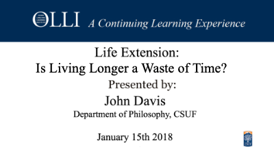 Click here to view Life Extension video