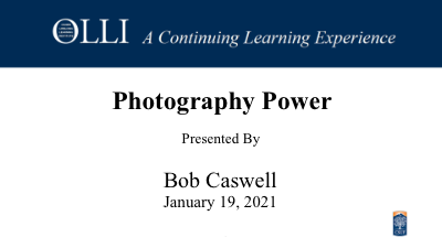 Click here to view Photography Power 1-19-21 video
