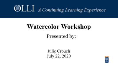 Click here to view Watercolor Workshop.