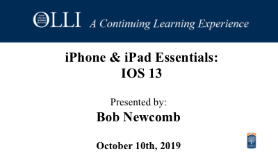 Click here to view iOS 13 video 2019-10-10