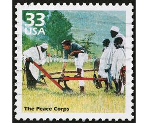 Peace corp stamp