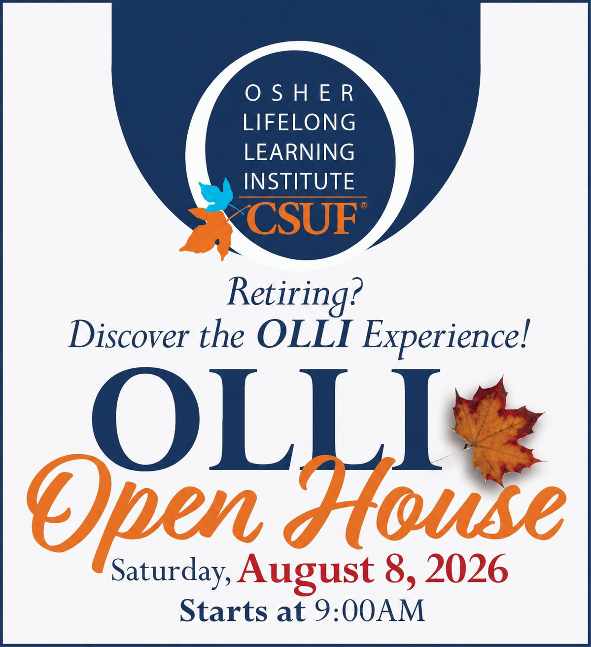 fall 2026 open house header