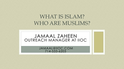 Click here to view the video What is Islam?