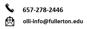 Phone 647 278 2446, email olli-info@fullerton.edu